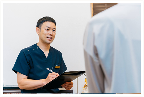 カウンセリング・説明の様子